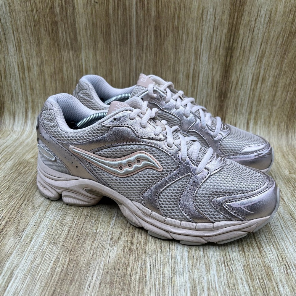 Saucony ProGrid Triumph 4 Women's Size 9 Athletic Shoes Champagne Mesh Sneakers‎